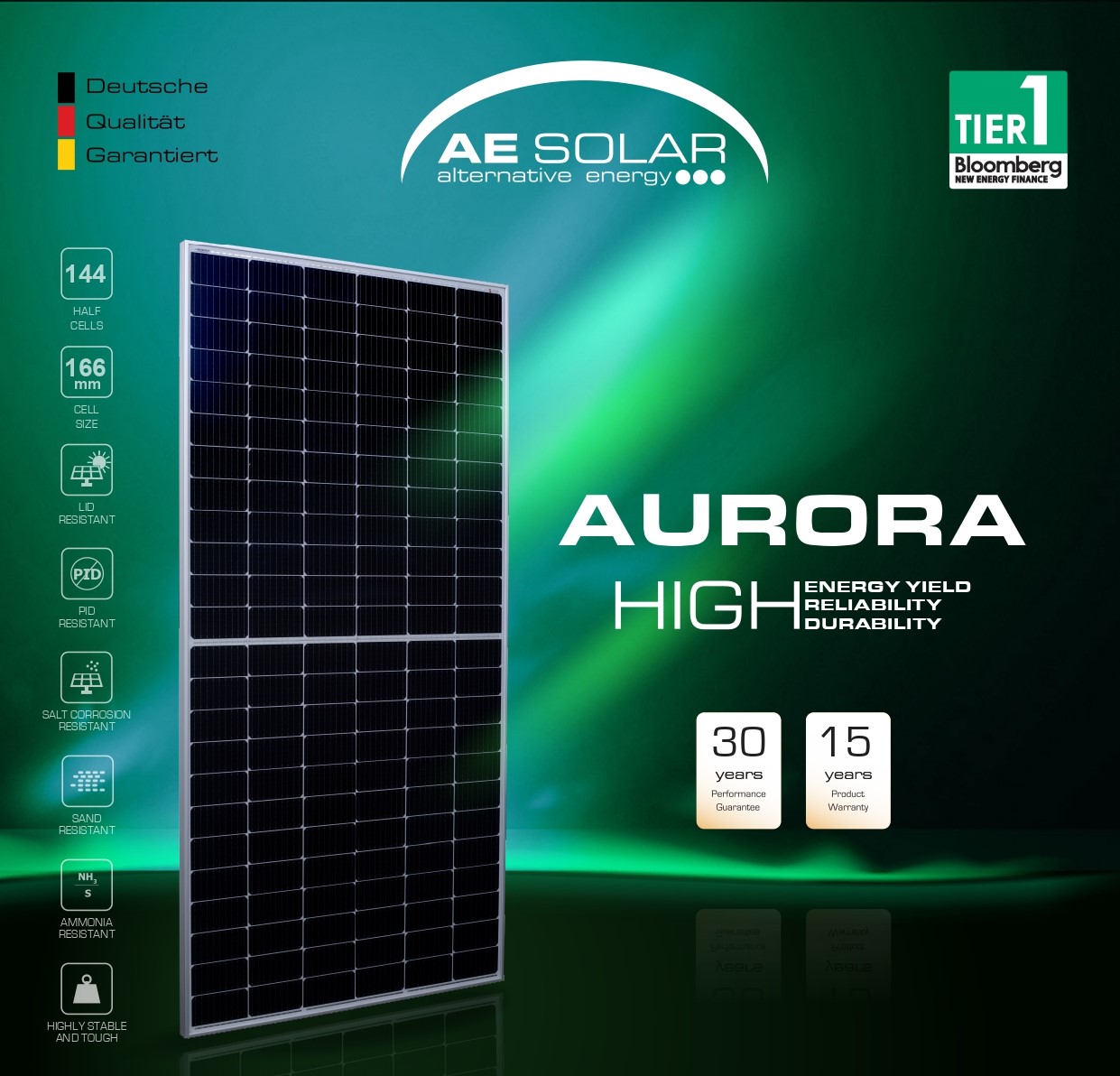 AE SOLAR AURORA 450W