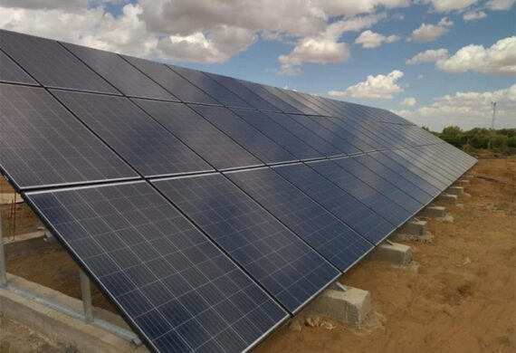 Photovoltaic installation 17.4kwc for 15 HP pump in ZAAFRANA, KAIROUAN